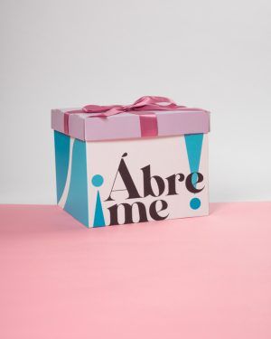 Moon Box "Ábreme" Tapa rosa