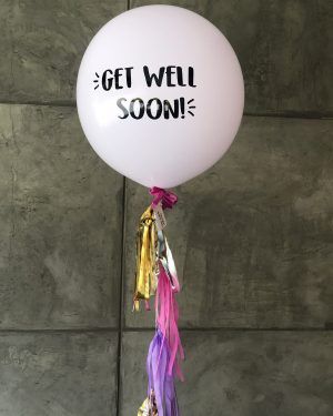 Globo Lila "Get well soon"