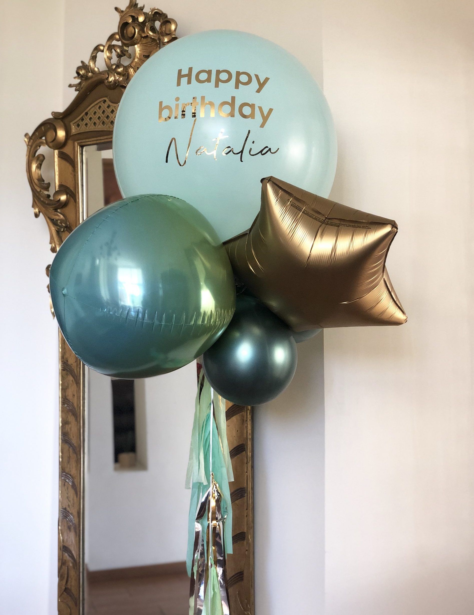 Bouquet Menta "Happy birthday"