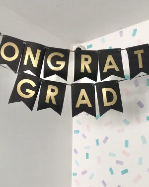 Banner "Congrats Grad"