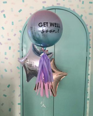 Arreglo Lila "Get Well Soon"