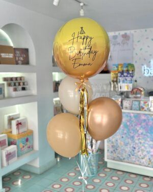 Yellow Balloon Bouquet