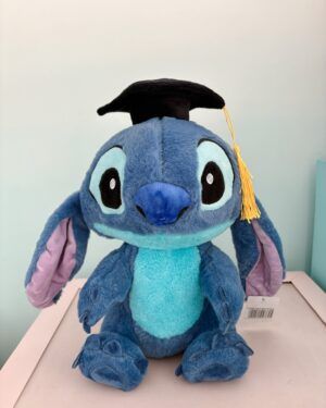 Peluche Stitch Grande con Birrete Graduación
