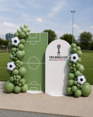 Mampara Mundial con Globos